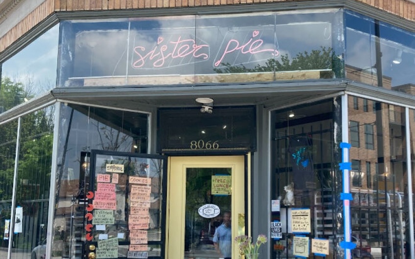 Storefront of Sister Pie, gourmet pie bakery