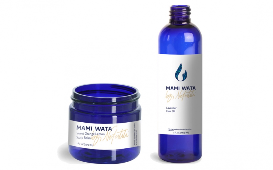 Product samples of the Mami Wata product line