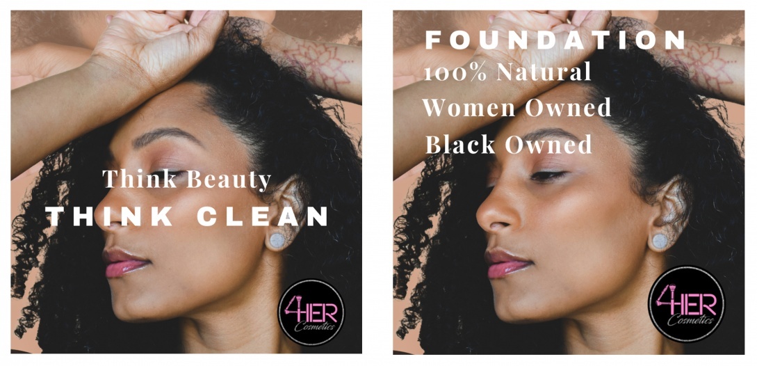 Duplicate Instagram posts advertising a beauty brand for black hair